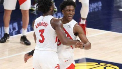 双核缺阵阿奴诺比轰恐怖数据 6战5胜猛龙重回正轨